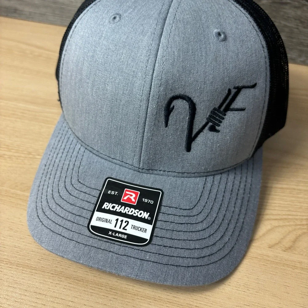 Vocelka Fishing Hat‎ Cap Snapback Gray XL Adjustable Outdoors